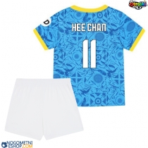 Otroški Nogometni dresi Wolves Hee-chan Hwang #11 Tretji 2025-26 Kratek Rokav (+ Kratke hlače)